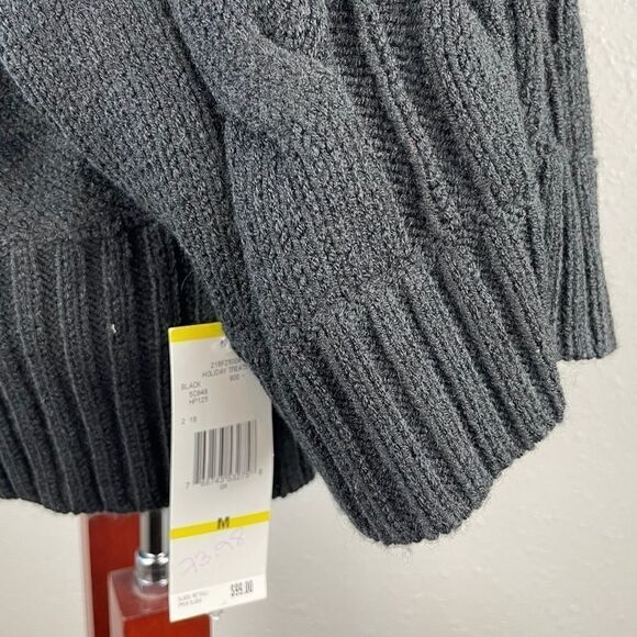 NWT Nine West Black Cardigan Sweater Size M - Picture 5 of 7